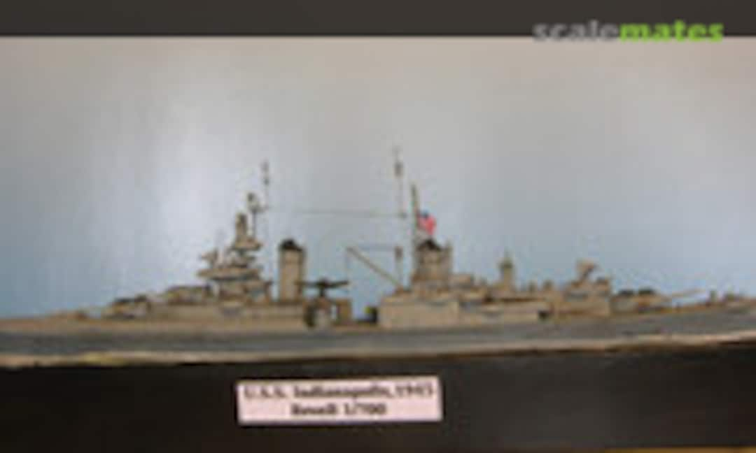 Schwerer Kreuzer USS Indianapolis 1:700