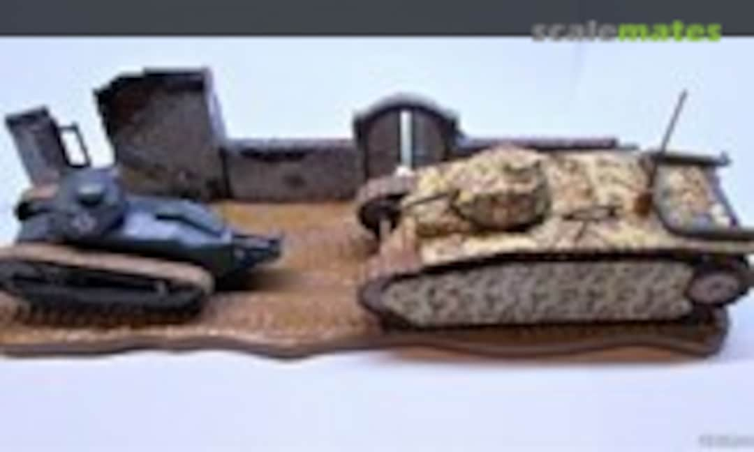 Char B.1 bis + Renault FT.17 1:76