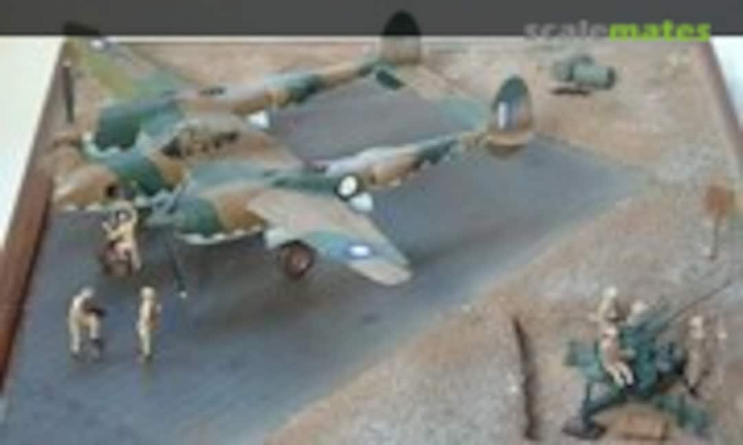 P-38M and Airfix P-38F kitbash 1:72