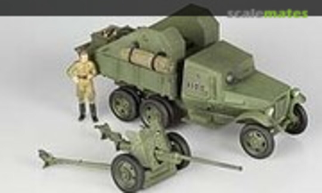 Selbstfahrlafette PaK 45 mm M1937 auf Lkw GAZ-AAA 1:35