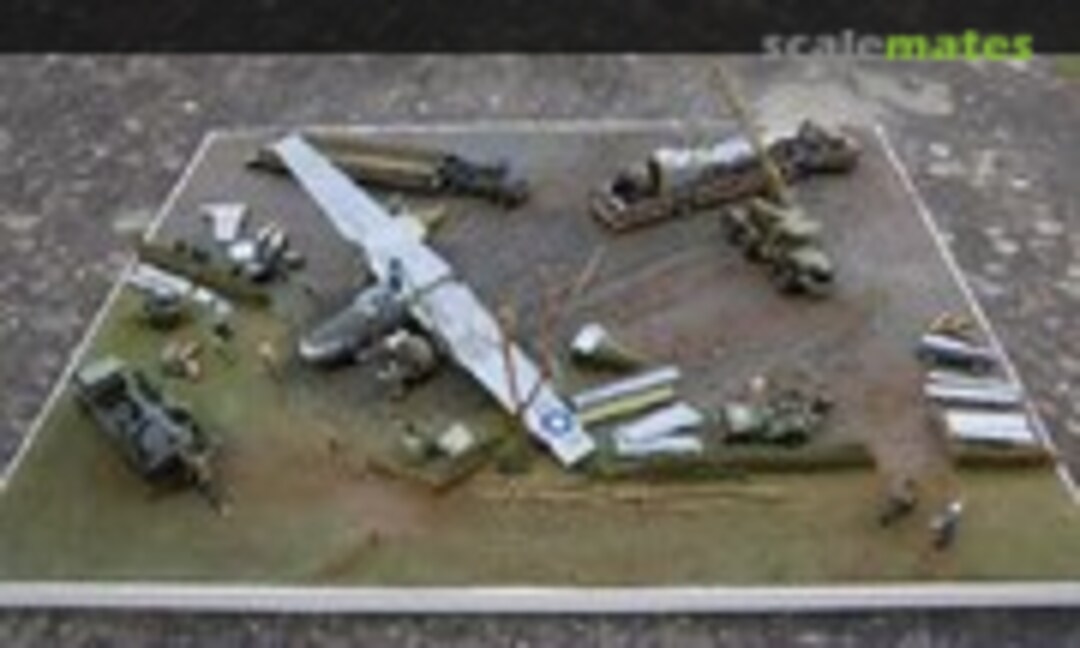 Joint RAF/USAAF Crash Recovery Diorama 1:72