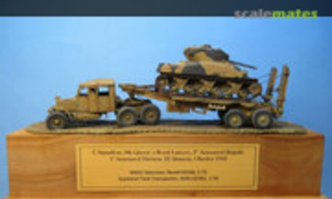 Scammel Tank Transporter mit M4A1 Sherman 1:72