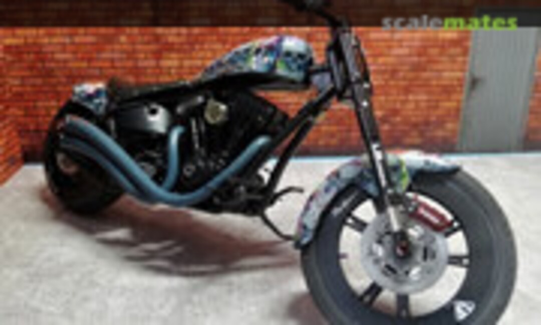 Harley Custom Chopper 1:12