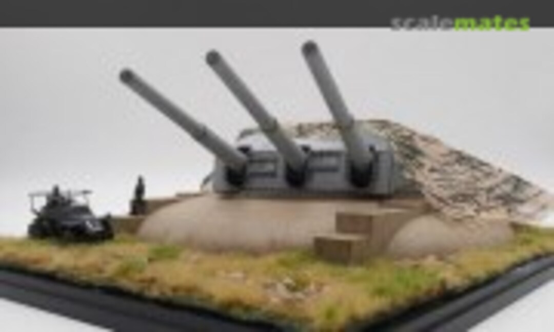 Turm C der Gneisenau als Küstenbatterie 1:72