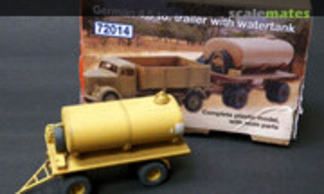 German 4,5to. Trailer with Watertank 1:72