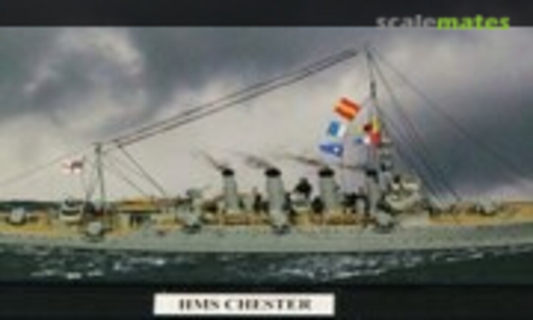 Britischer Leichter Kreuzer HMS Chester 1:700