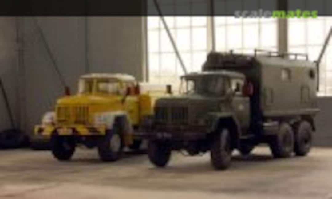 ZIL-131 and APA-50M on ZiL-131 1:72