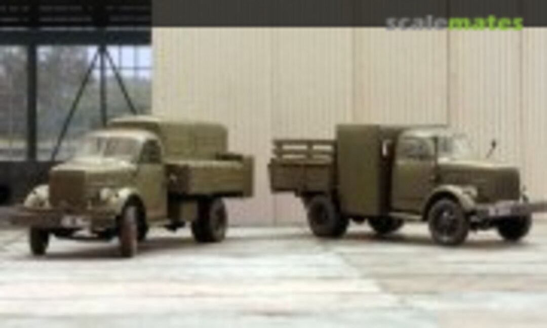 GAZ-51 UPG-250GM and PSG-65/130B 1:72