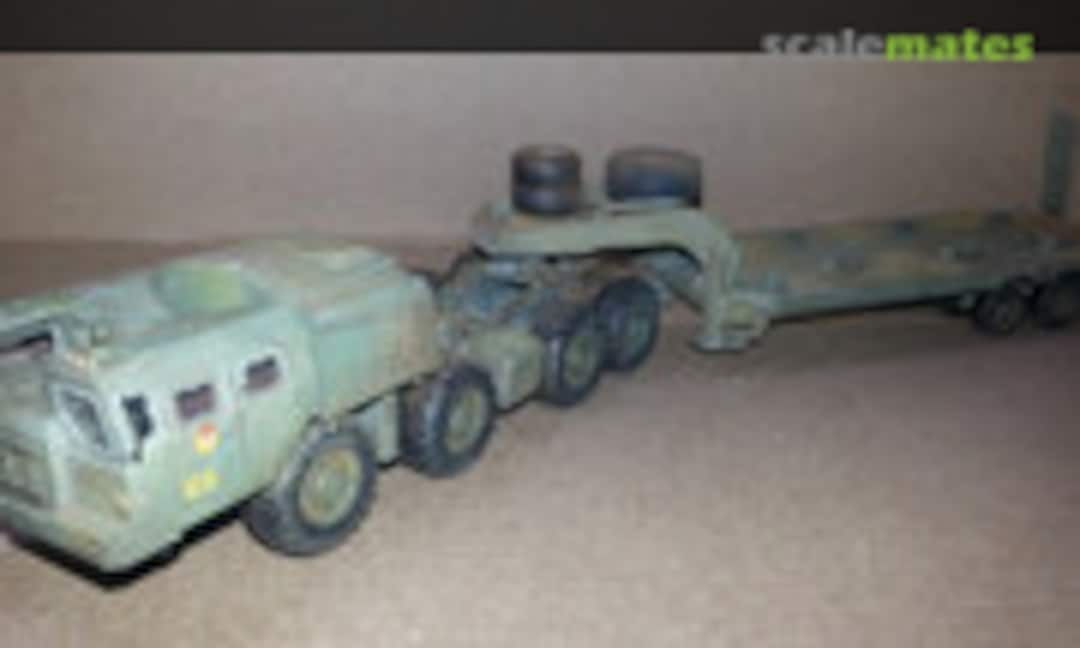 MAZ-7410 mit Tieflader 1:72