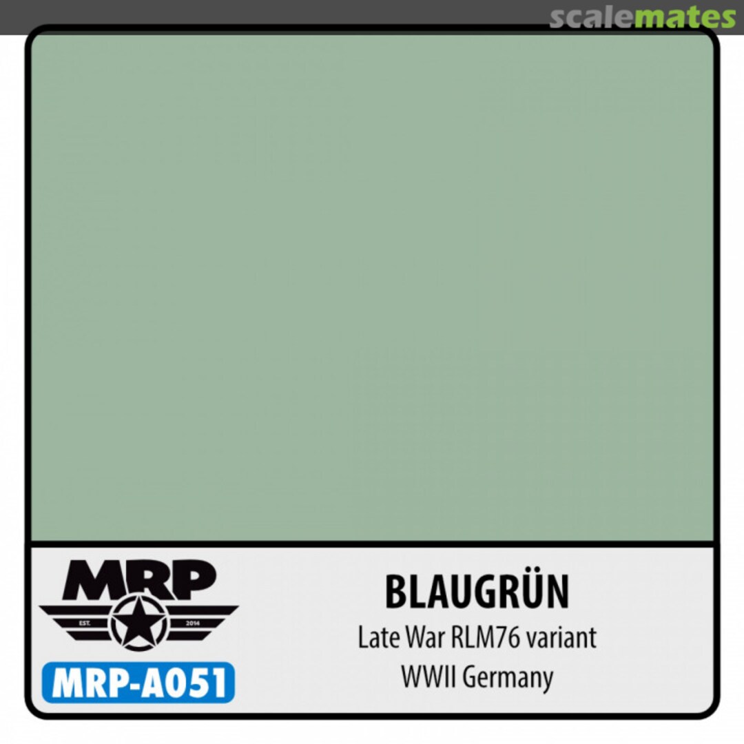 Boxart RLM 76 Blaugrun late war variant - WWII Germany  MR.Paint