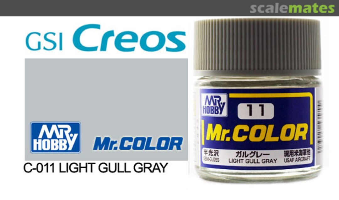 Boxart Light Gull Gray C11 Mr.COLOR