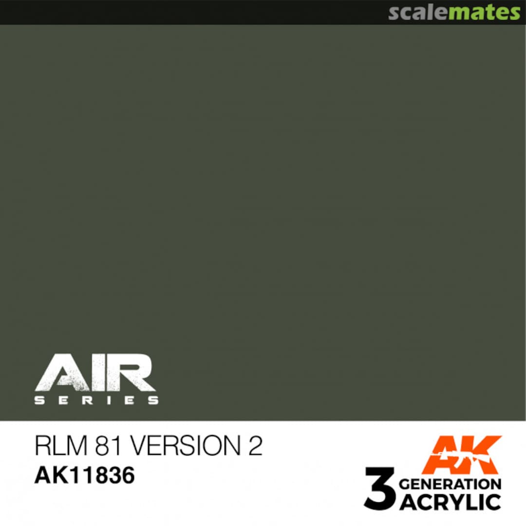 Boxart RLM 81 Version 2 AK 11836 AK 3rd Generation - Air