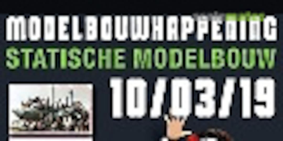 MCW modelbouwhappening 2019 in Bornem