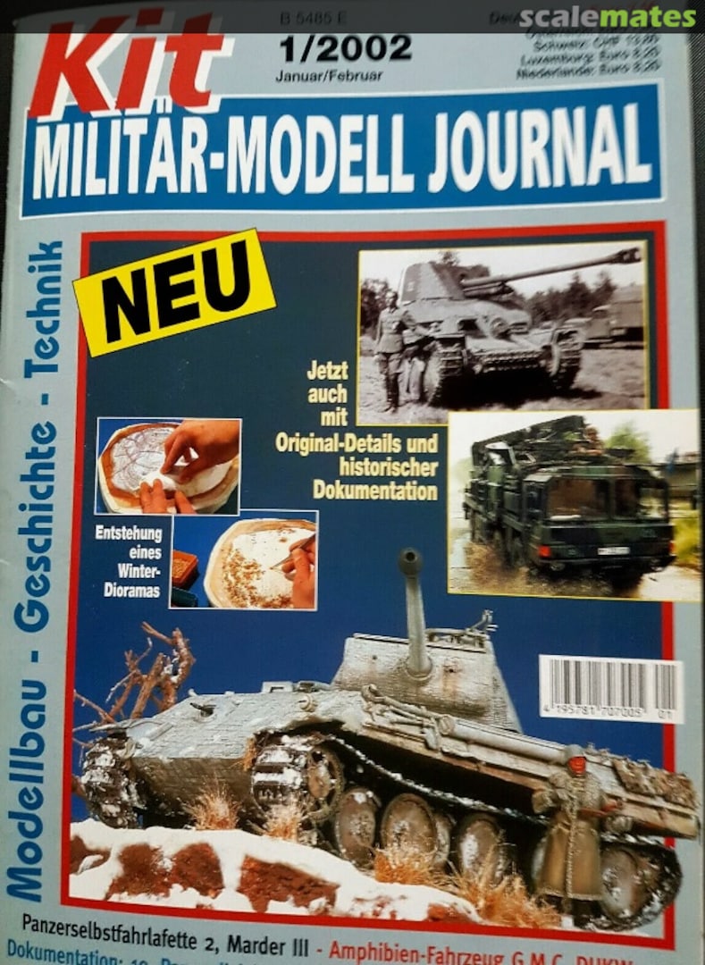 Kit Militär-Modell Journal