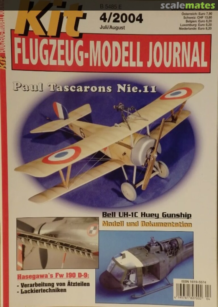 Kit Flugzeug-Modell Journal