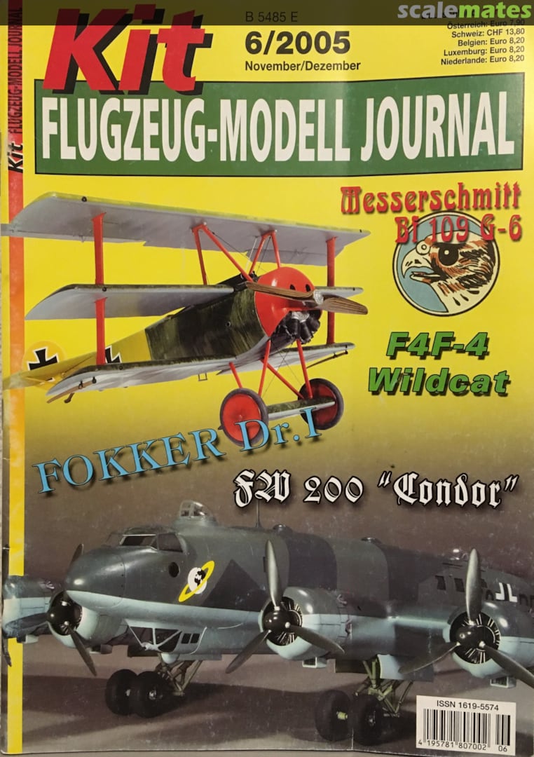 Kit Flugzeug-Modell Journal