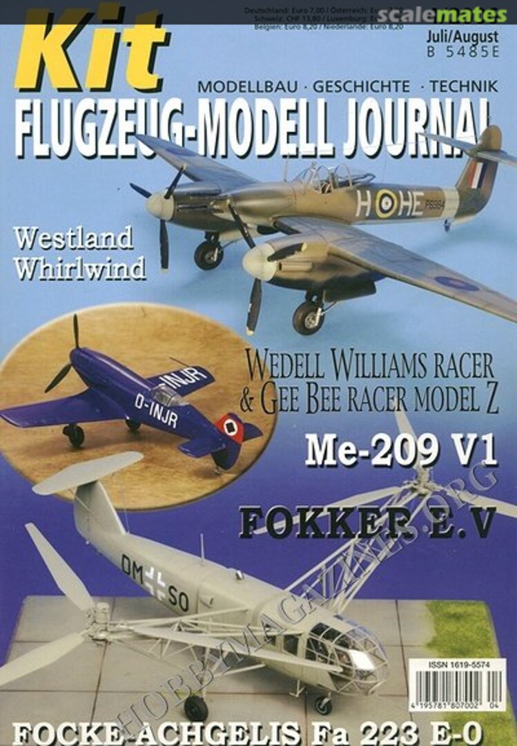 Kit Flugzeug-Modell Journal