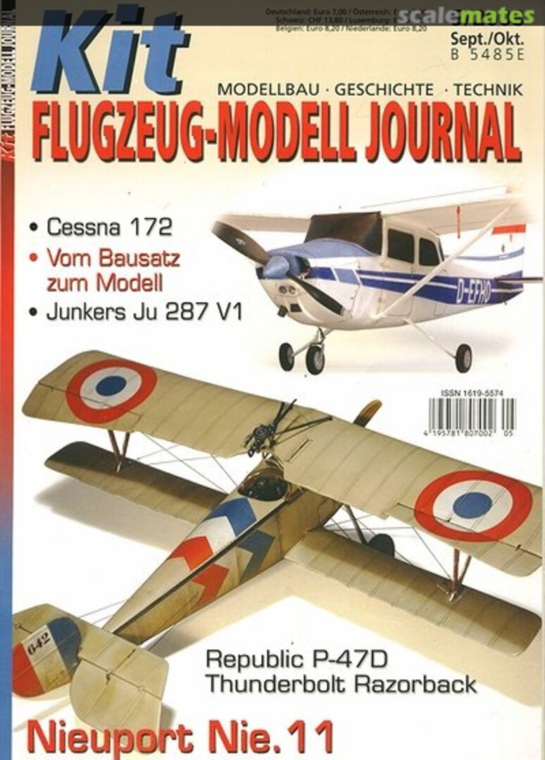 Kit Flugzeug-Modell Journal