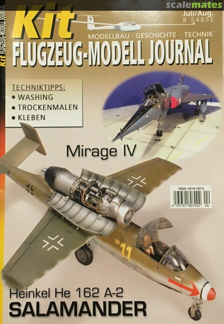 Kit Flugzeug-Modell Journal