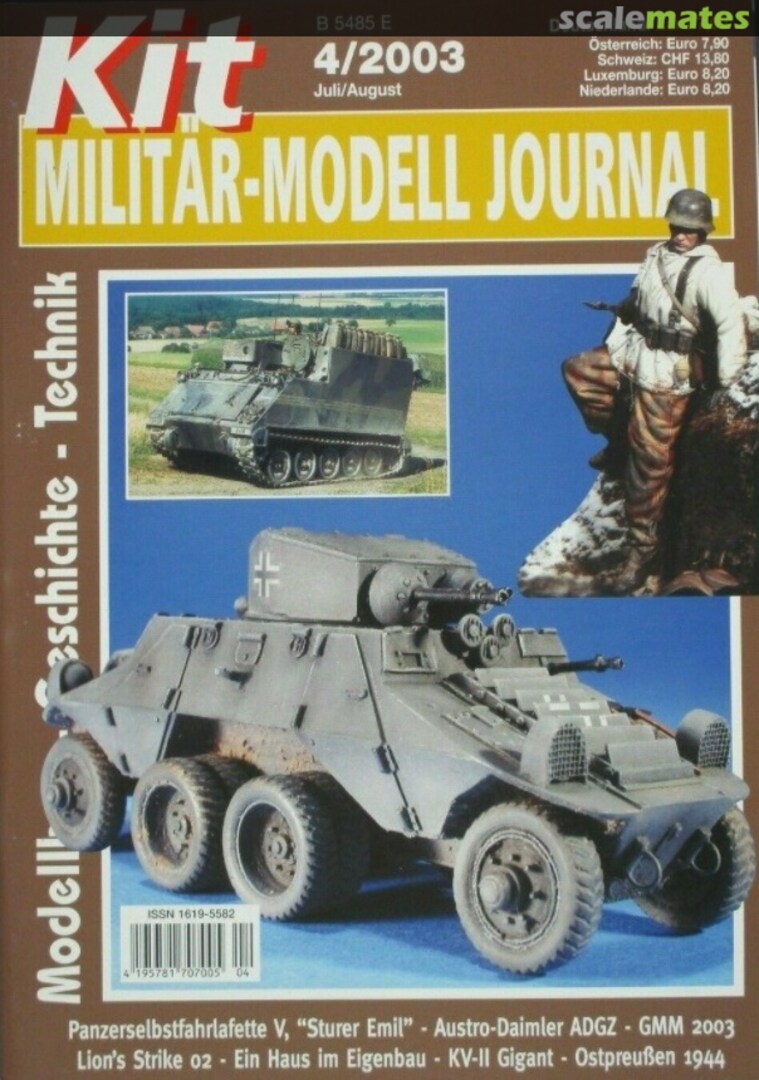 Kit Militär-Modell Journal