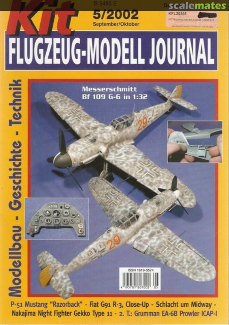 Kit Flugzeug-Modell Journal