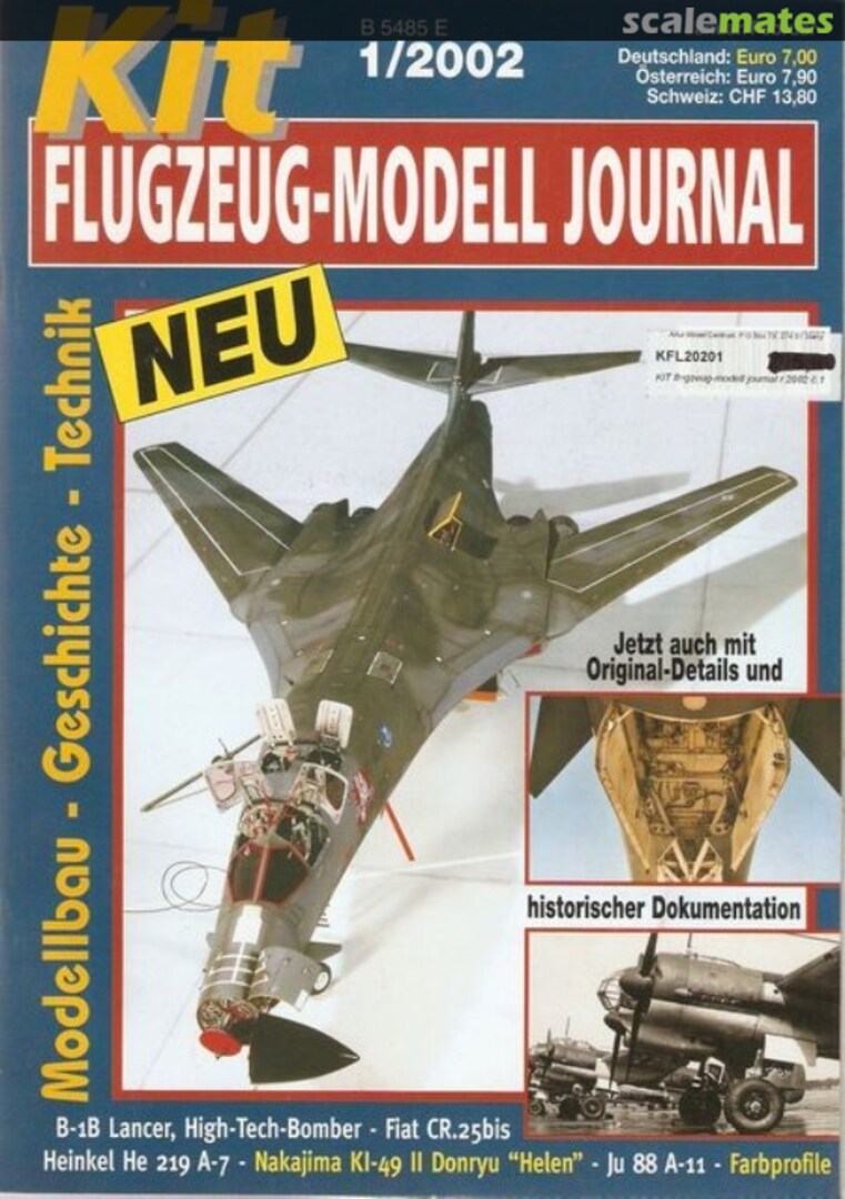 Kit Flugzeug-Modell Journal