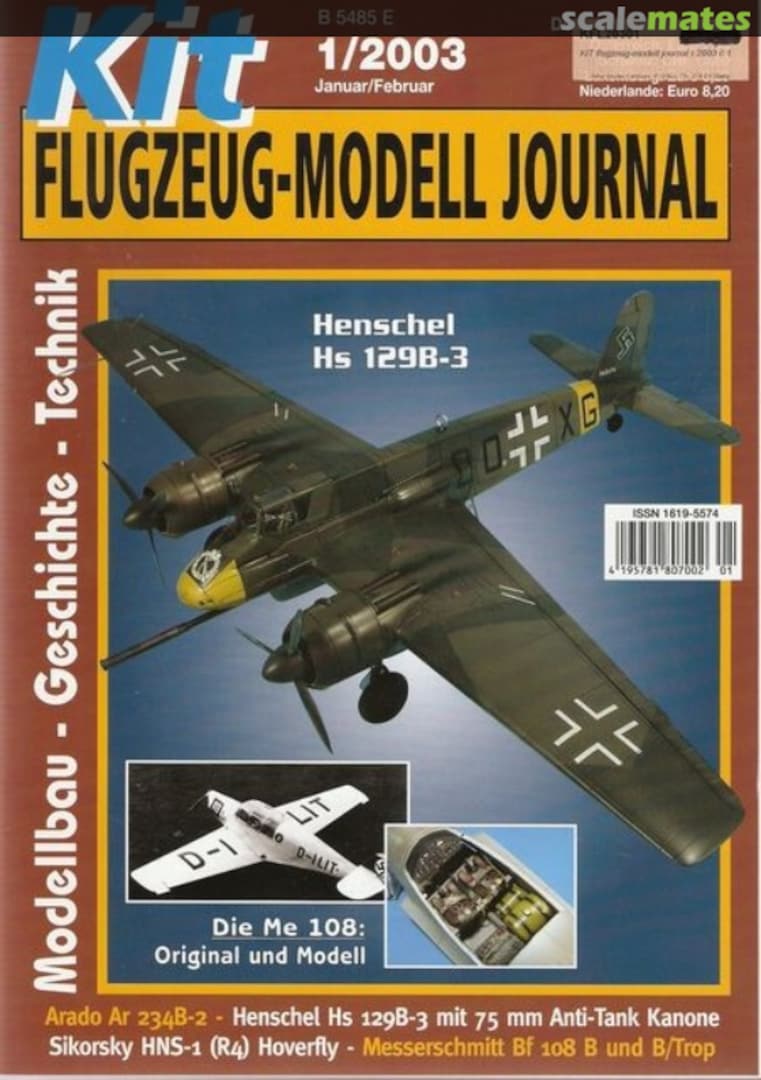 Kit Flugzeug-Modell Journal