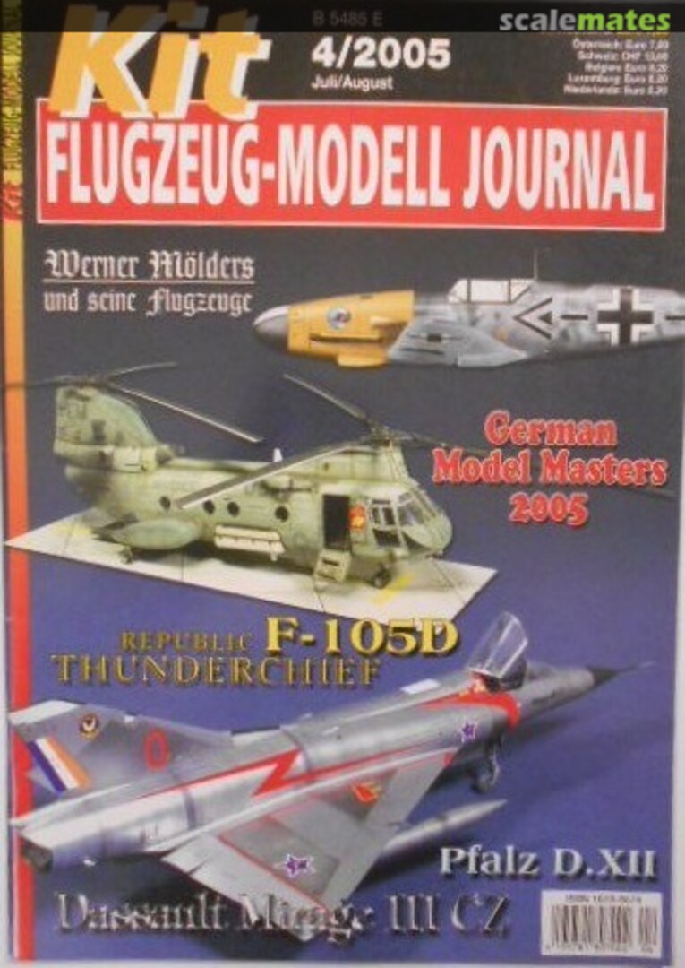 Kit Flugzeug-Modell Journal